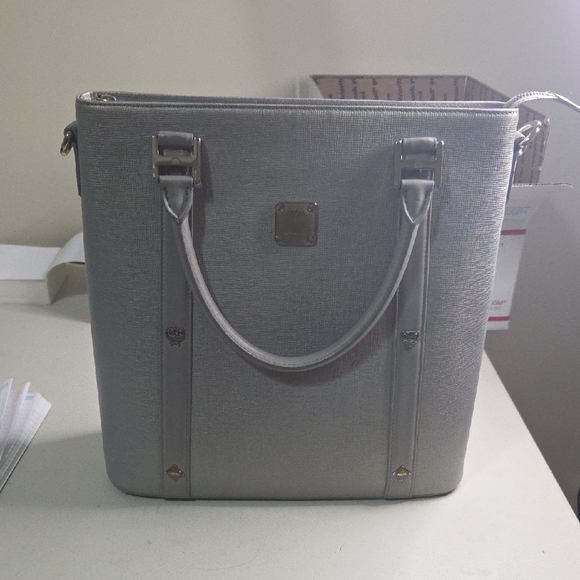 MCM Handbags - Mcm Grey Tote Bag
